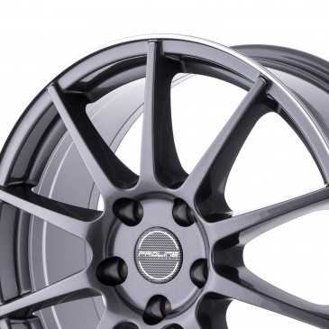 ProLine Wheels UX100 Grey Rim Polished