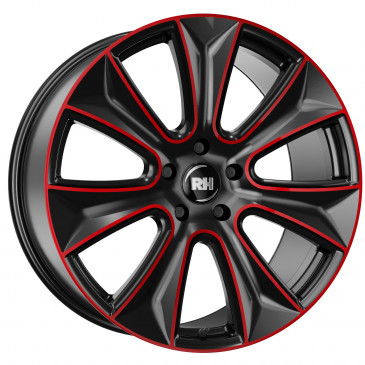 RH ALURAD NAJ II color polished - red