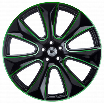 RH ALURAD NAJ II color polished - green