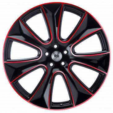 RH ALURAD NAJ II color polished - red