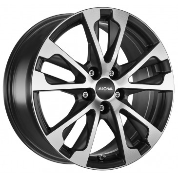 RONAL R61 JETBLACK MATT-FRONTKOPIERT