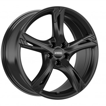 RONAL R62 JETBLACK-MATT-FRONTKOPIERT