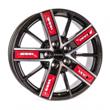 RONAL R67 Right RED JETBLACK FRONTKOPIERT