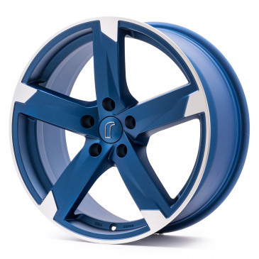 RONDELL 01RZ Metallic-Blau-Matt poliert