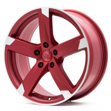 RONDELL 01RZ Metallic-Rot-Matt poliert