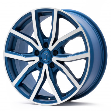 RONDELL 02RZ Metallic-Blau-Matt poliert