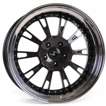 SchmidtRevolution DG-Line 3-tlg forged 2,5 Zoll Radinox Stufenbetten BlackGloss