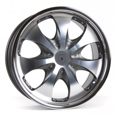 SchmidtRevolution Rhino mit VA Blende 1,5 Zoll Edelstahlblende TitanMatt/Frontpoliert