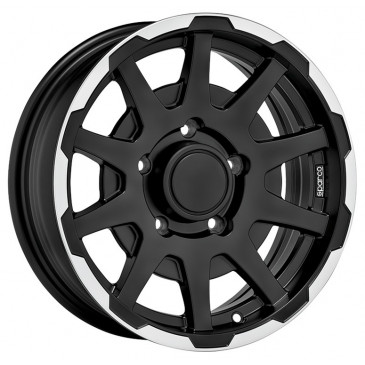 SPARCO DAKAR MATT BLACK LIP POLISHED