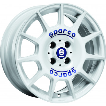 SPARCO TERRA WHITE + BLUE LETTERING