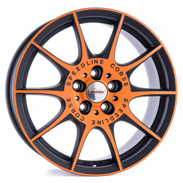 SPEEDLINE SL2 Marmora MCR RACING-ORANGE - MATTSCHWARZ