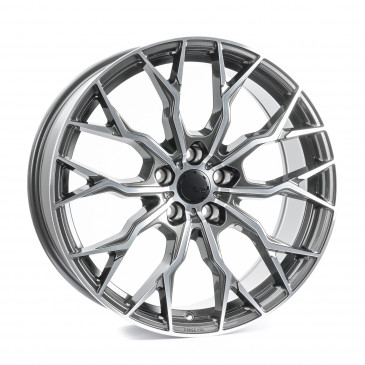 SX-Wheels SX2 Gunmetal glossy machined