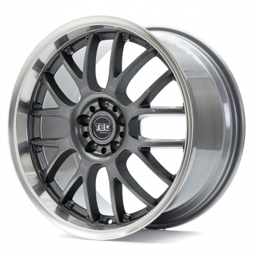 Tec Speedwheels GT-AR1 dark grey polished lip