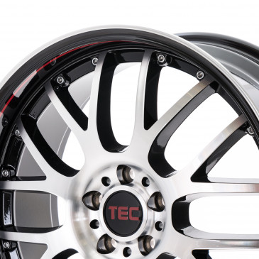 Tec Speedwheels GT-AR1 schwarz poliert