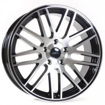 Tec Speedwheels GT1 schwarz poliert