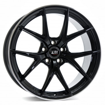 Tec Speedwheels GT6 black polished lip