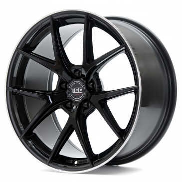 Tec Speedwheels GT6 Schwarz Glanz Hornpoliert
