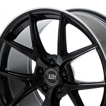 Tec Speedwheels GT6 Schwarz Glanz Hornpoliert
