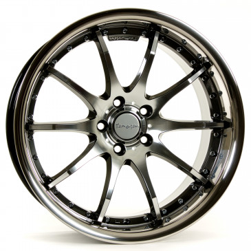TOMASON TN8 Hyperblack diamond polished with Steel lip