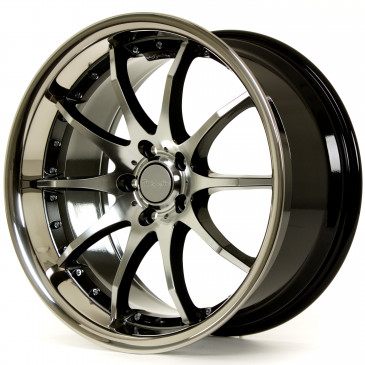TOMASON TN8 Hyperblack diamond polished with Steel lip
