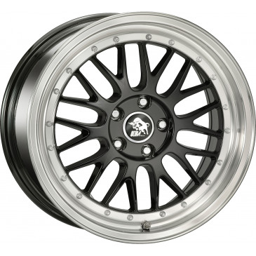 Ultrawheels UA3 black / lip polished