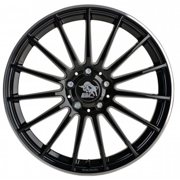 Ultrawheels UA4 black / rim polished