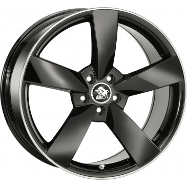 Ultrawheels UA5 black / rim polished