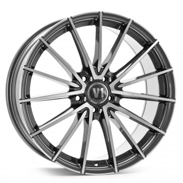 V1 Wheels V2 Daytona Grau Hochglanzpoliert