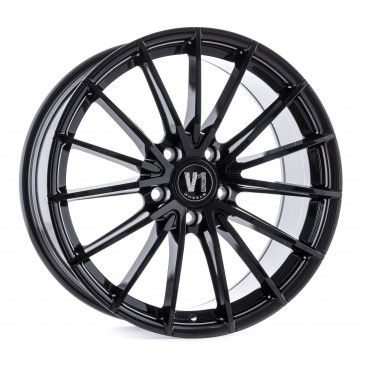 V1 Wheels V2 Schwarz glänzend lackiert