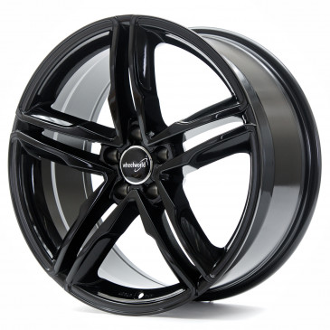 WHEELWORLD WH11 Schwarz glänzend lackiert