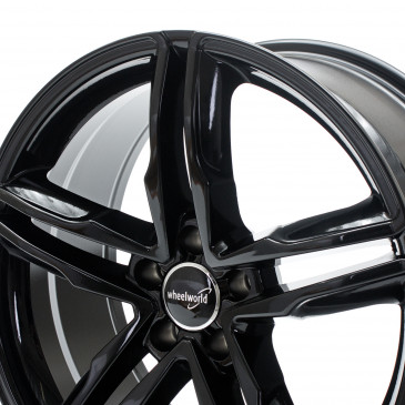 WHEELWORLD WH11 Schwarz glänzend lackiert