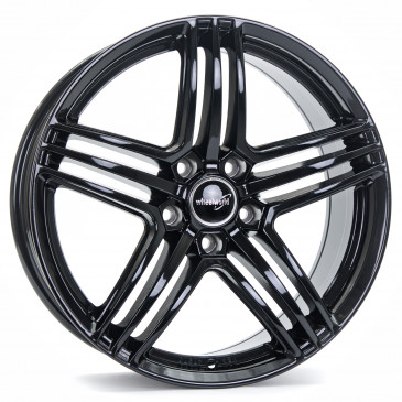 WHEELWORLD WH12 Schwarz Hochglanzpoliert
