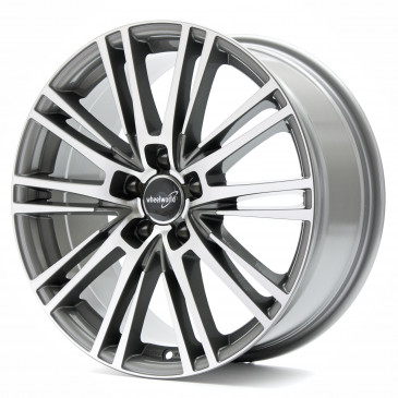 WHEELWORLD WH18 Daytona Grau Hochglanzpoliert