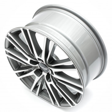WHEELWORLD WH18 Daytona Grau Hochglanzpoliert