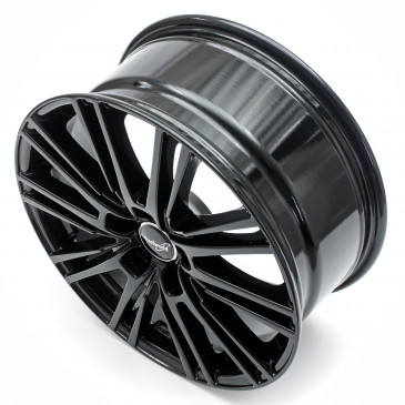 WHEELWORLD WH18 Schwarz glänzend lackiert