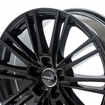 WHEELWORLD WH18 Schwarz glänzend lackiert