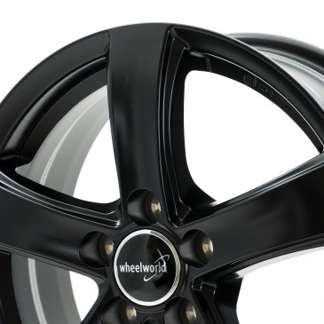 WHEELWORLD WH24 Schwarz matt lackiert