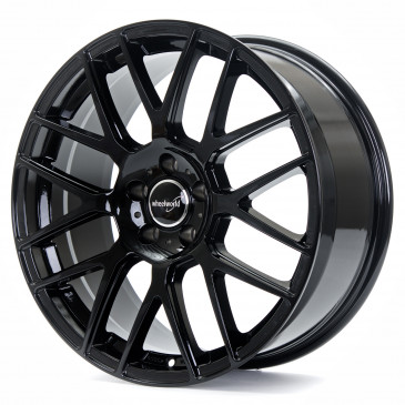 WHEELWORLD WH26 Schwarz glänzend lackiert