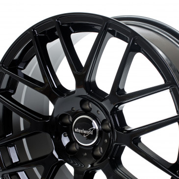 WHEELWORLD WH26 Schwarz glänzend lackiert