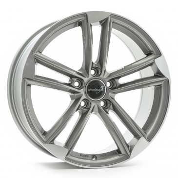 WHEELWORLD WH27 Daytona Grau Hochglanzpoliert