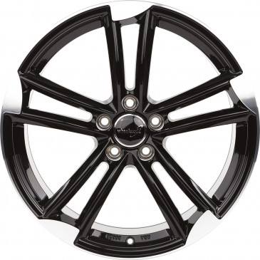 WHEELWORLD WH27 Schwarz Hochglanzpoliert