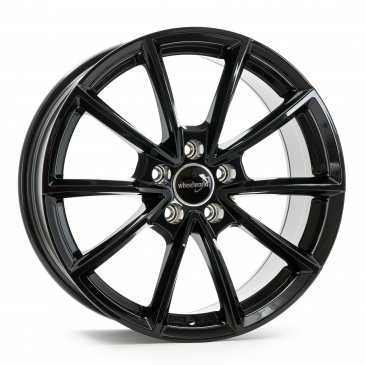 WHEELWORLD WH28 Schwarz glänzend lackiert