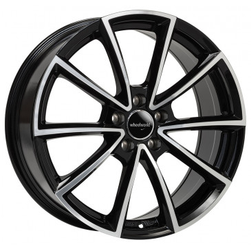 WHEELWORLD WH28 Schwarz Hochglanzpoliert
