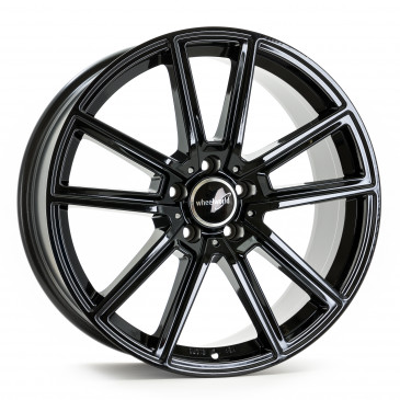 WHEELWORLD WH30 Schwarz glänzend lackiert