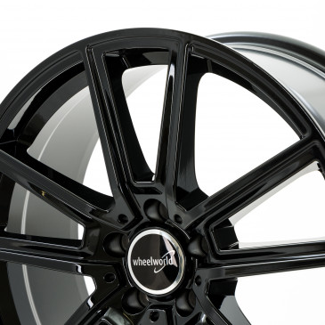 WHEELWORLD WH30 Schwarz glänzend lackiert