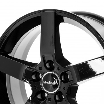 WHEELWORLD WH31 Schwarz glänzend lackiert