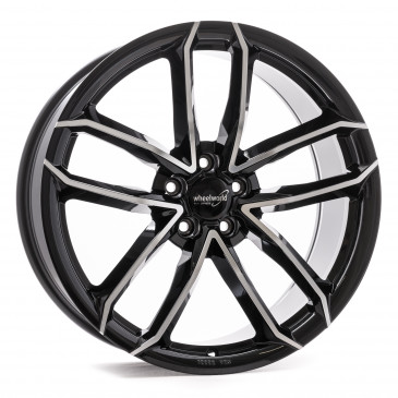 WHEELWORLD WH33 Schwarz Hochglanzpoliert
