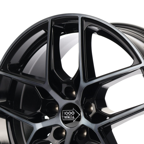 1000 Miglia MM1004 GLOSS BLACK DARK POLISHED