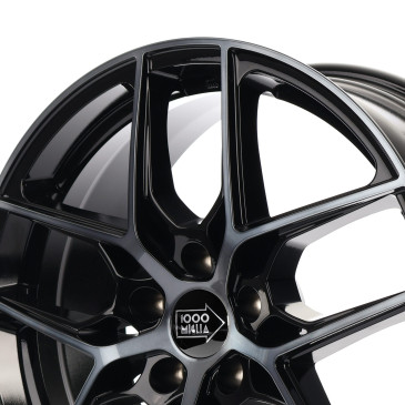 1000 Miglia MM1004 GLOSS BLACK DARK POLISHED
