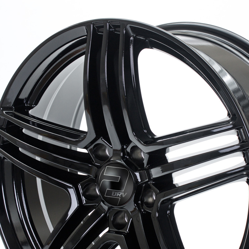 2DRV WH12 Schwarz glänzend lackiert